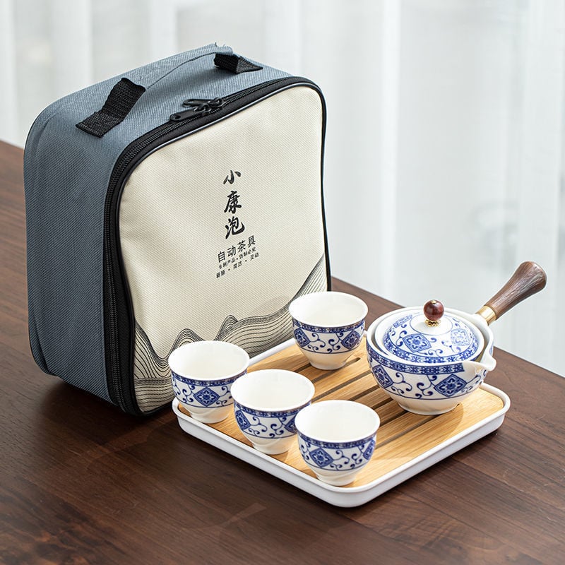 Taoji | Asiatisk Tesæt | 360° Roterende Tekande