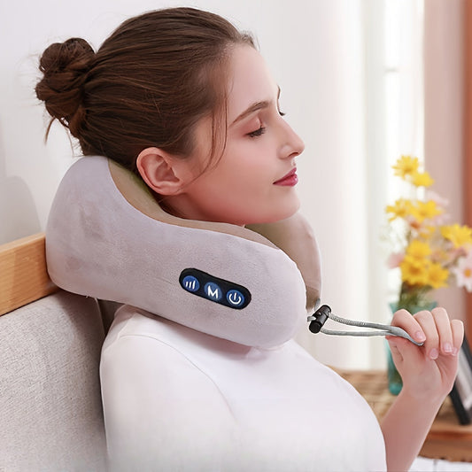 Nevalo | Massage Nakkepude med Varme & USB-opladning