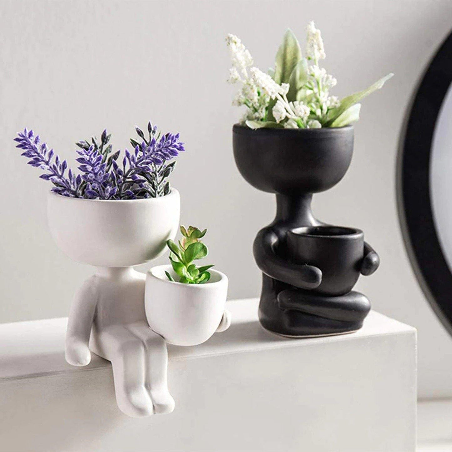 Figglo | Mini Plantekrukke i Figurstil