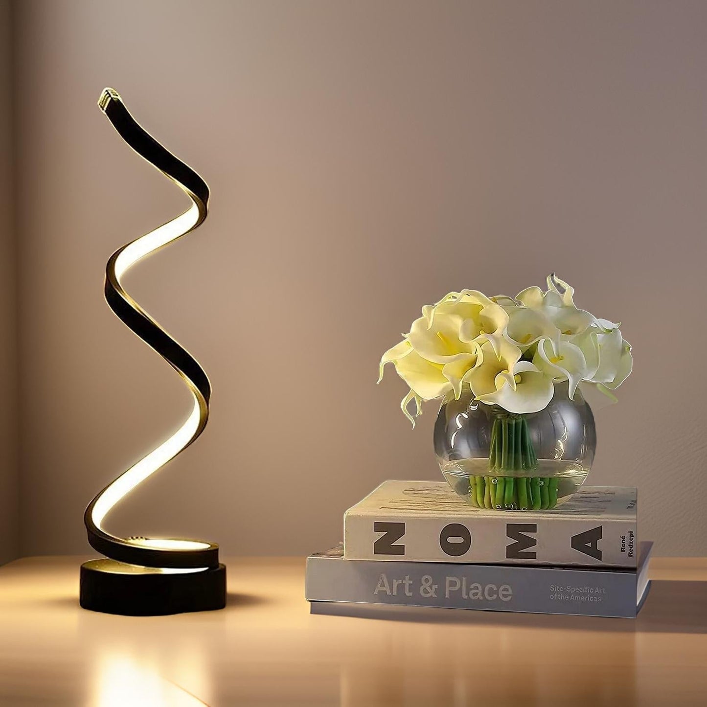Spiralé | LED Spiral Bordlampe