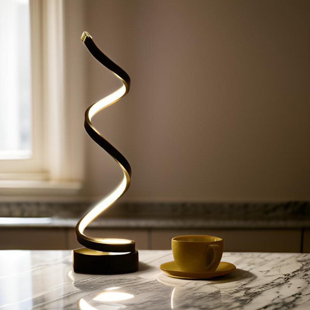 Spiralé | LED Spiral Bordlampe