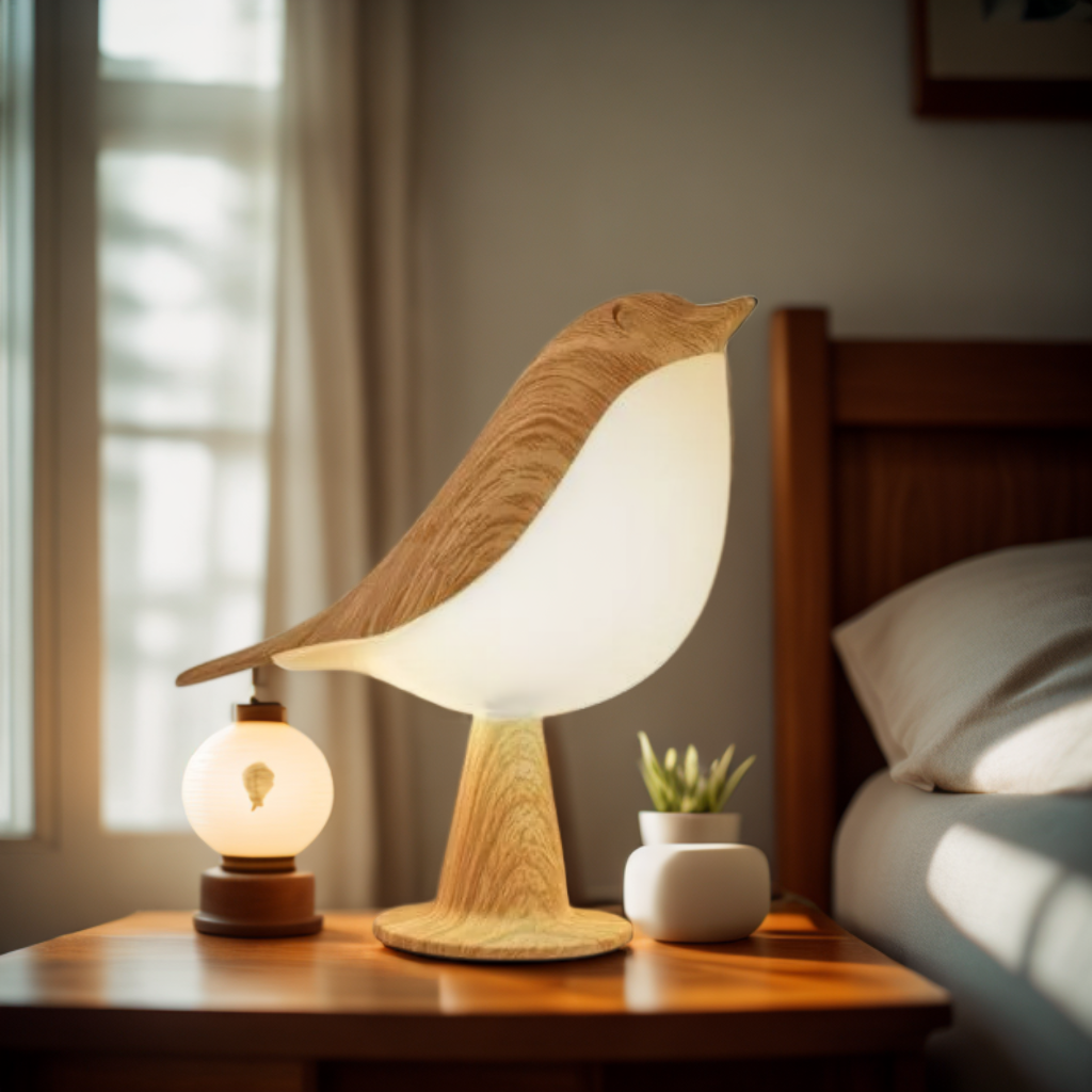 Auri | Træfugl Bordlampe
