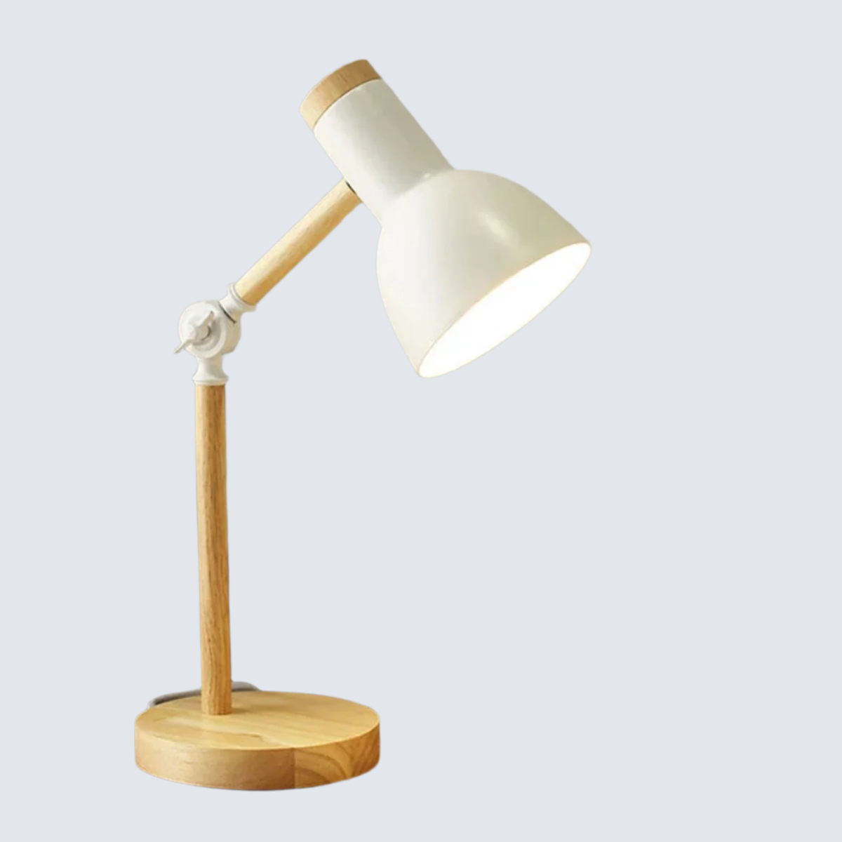Nordis | Højbar Træ Skrivebordslampe
