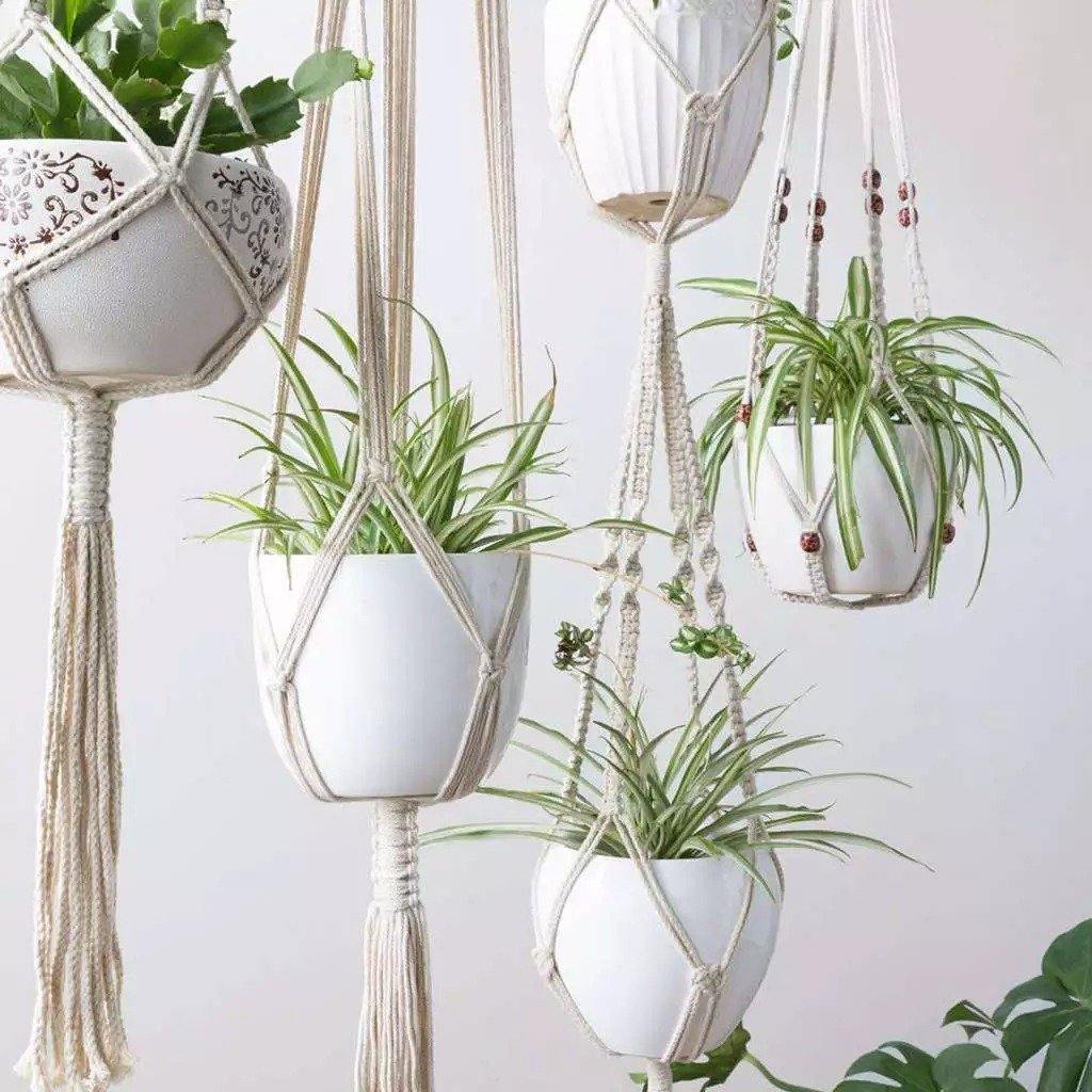 Macravia | Makramé Planteophæng i Bomuld