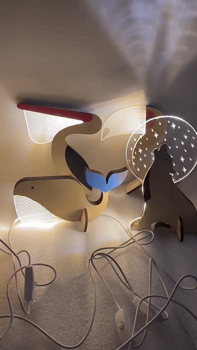 Avelo | Fugl Bordlampe