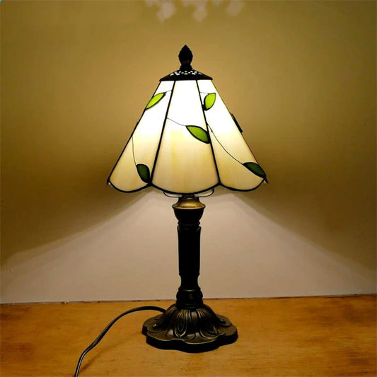 Lumira | Tiffany Bordlampe Vintage Håndlavet