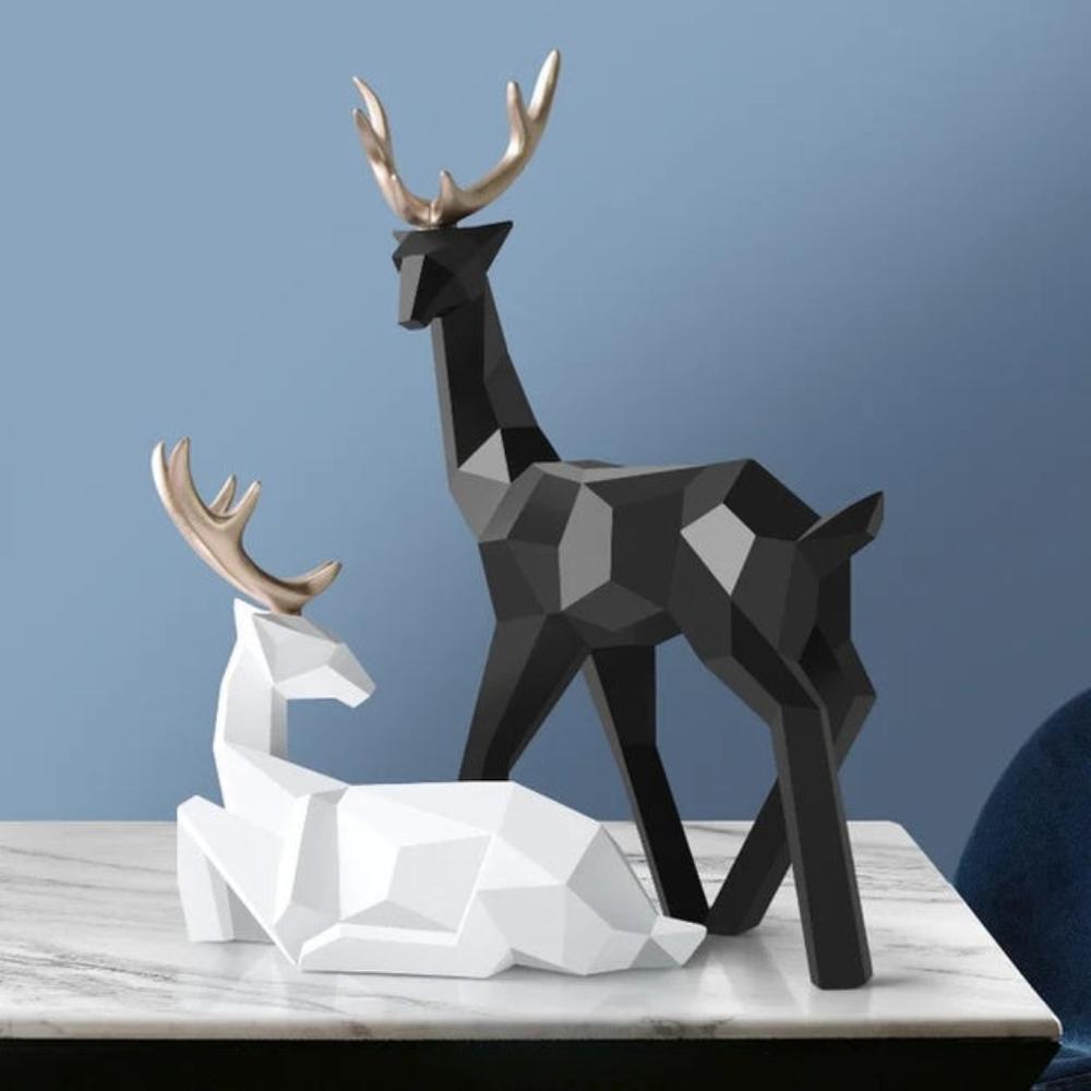 Nordhjort | Geometriske Hjortefigurer