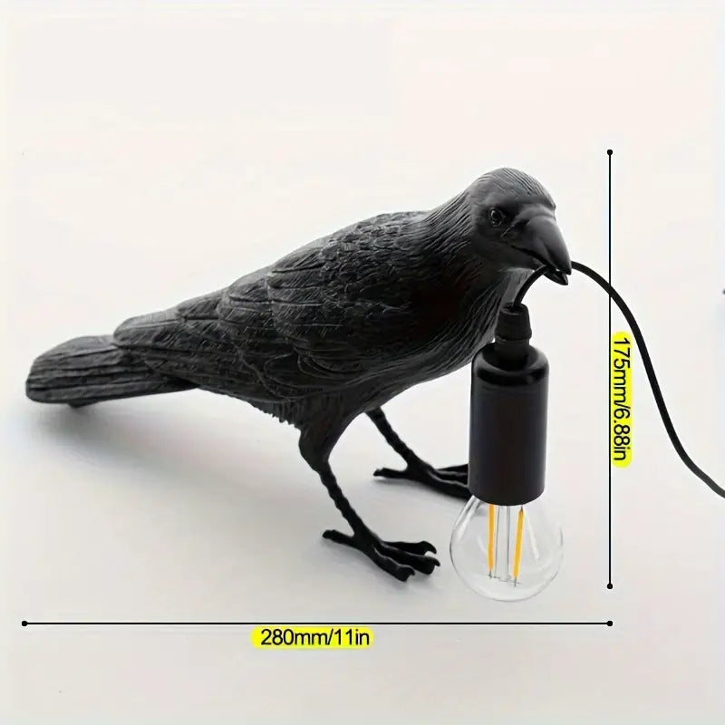 Corvus | Ravn Bordlampe Skulpturel