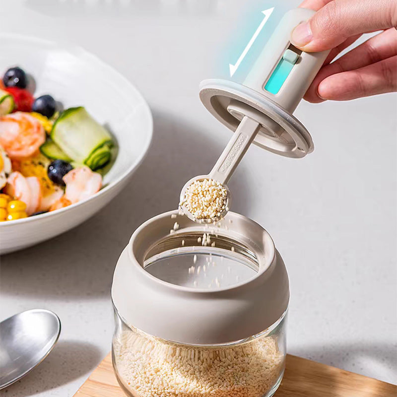 Liora | Glasbeholder med Ske