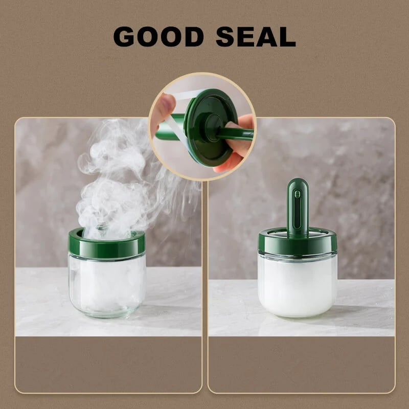 Liora | Glasbeholder med Ske