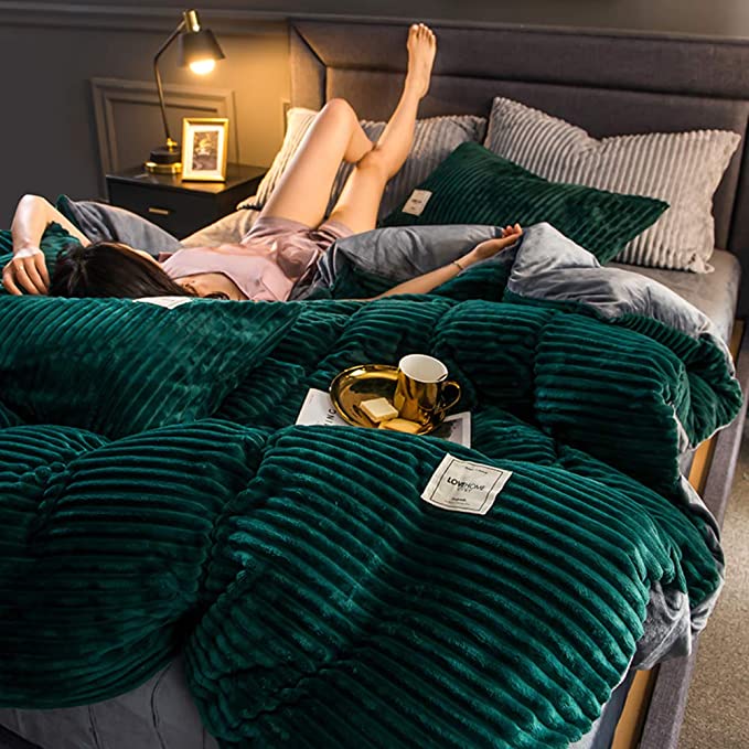 Velorra | Luksuriøs Vinterdyne i Ribbet Fleece