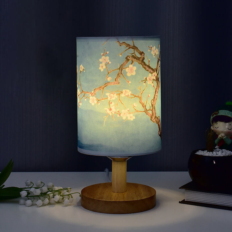 Hanami | Japansk Bordlampe med Træfod