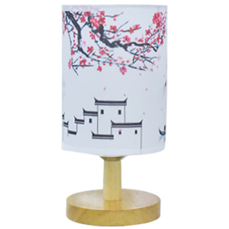 Hanami | Japansk Bordlampe med Træfod
