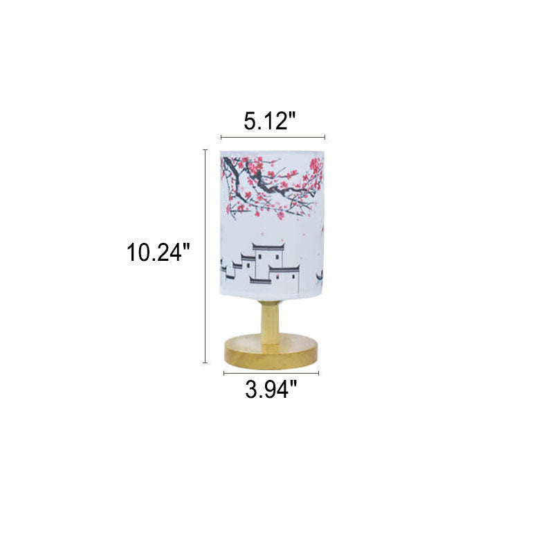 Hanami | Japansk Bordlampe med Træfod