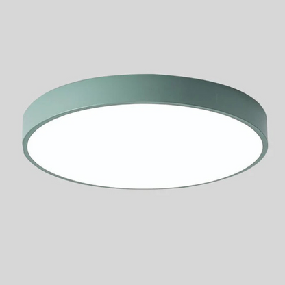 Colora | Rund Loftlampe i Træ med LED