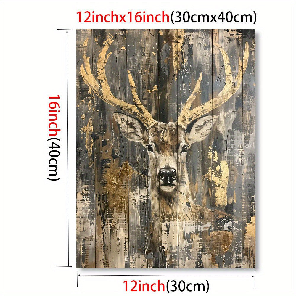 Auren | Guld Hjorte Maleri