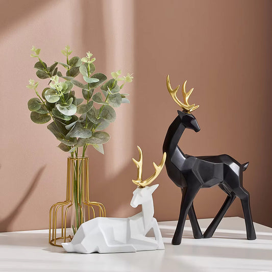 Nordhjort | Geometriske Hjortefigurer