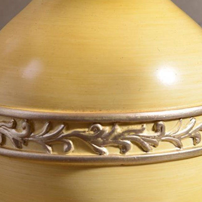 Roselina | Vintage Bordlampe med Stofskærm