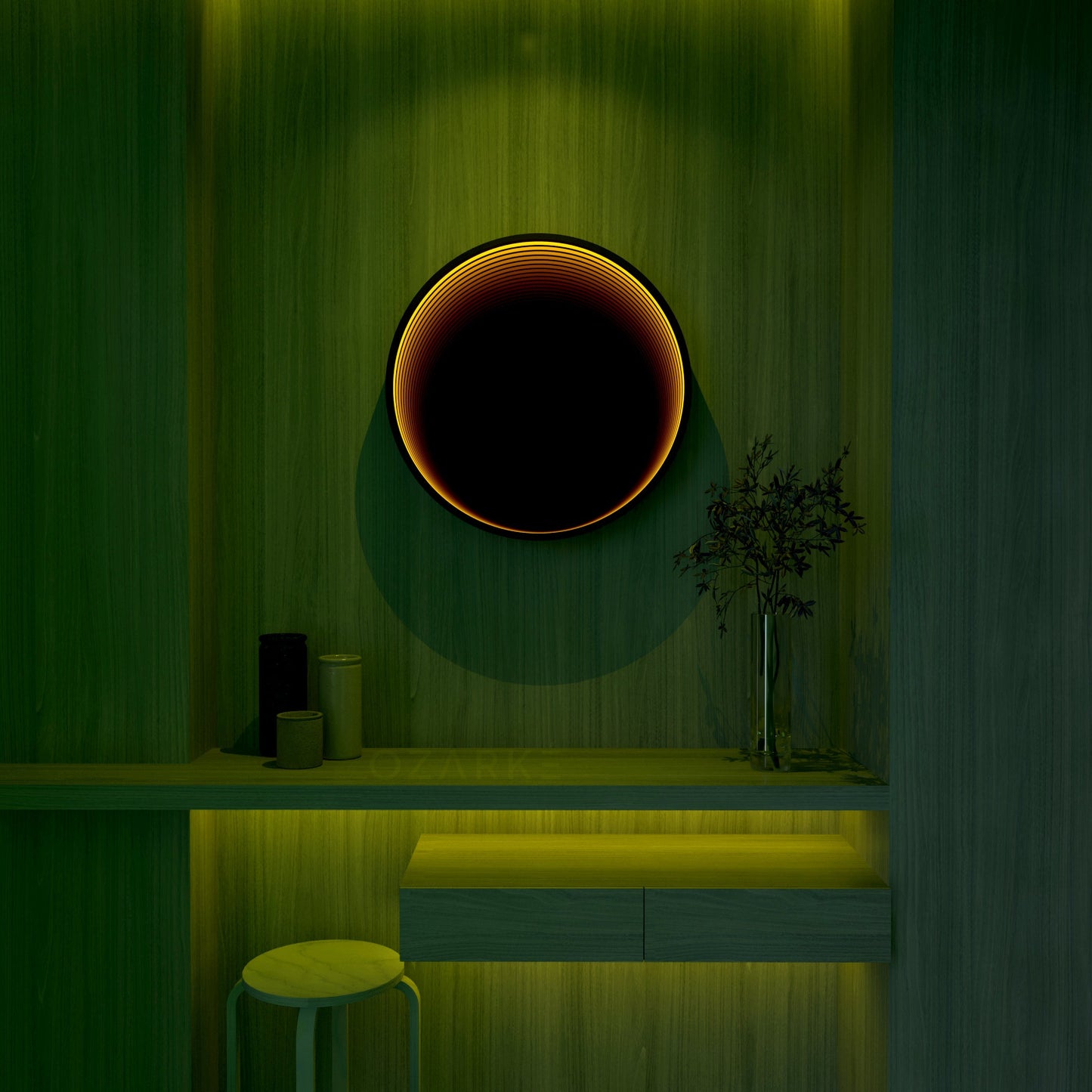 Nuvia | LED Spejl med Infinity Effekt