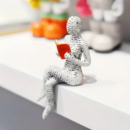Lireon | Læsende Figur Mini Dekoration