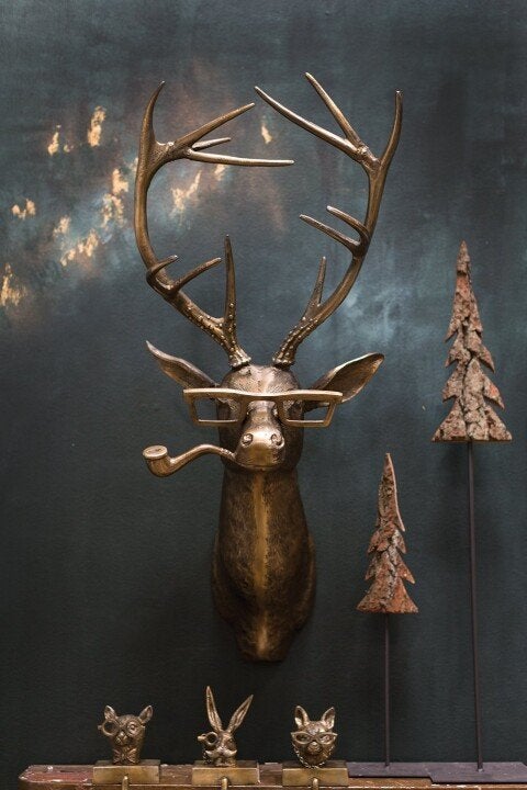Beaurix | Excentrisk Dyrehoved i Vintage Stil