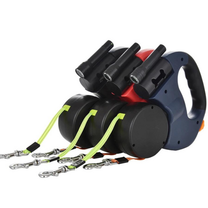 PawLite | 4-i-1 Hundesnor til To Hunde