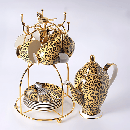 Leondra | Porcelæns Tesæt Leopard
