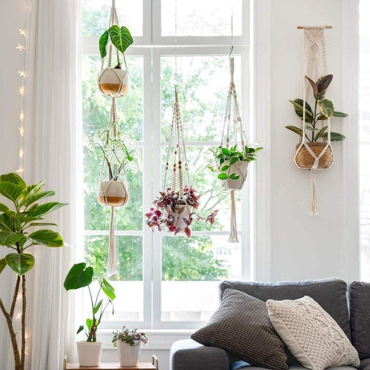 Macravia | Makramé Planteophæng i Bomuld