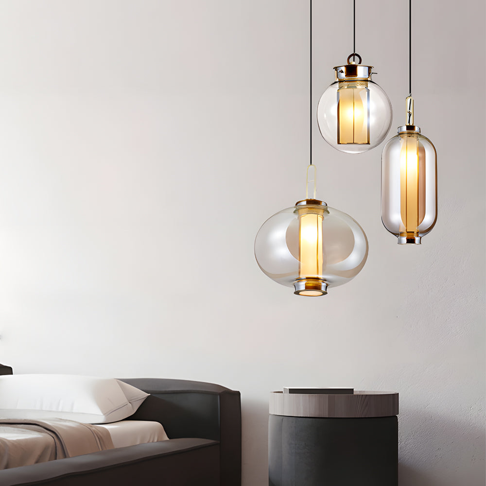 Aurum | Glas Pendellampe Sæt