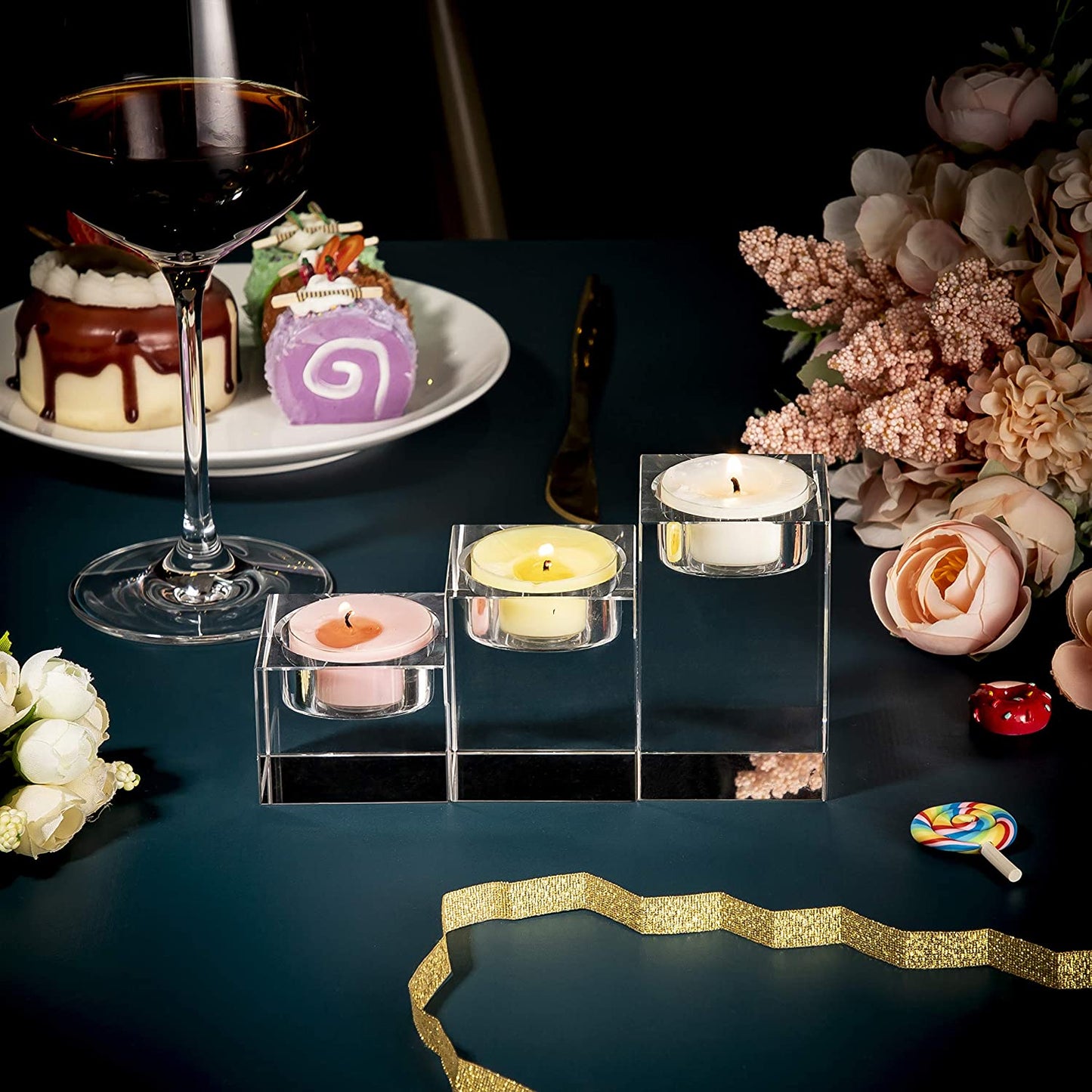 Lunelle | Krystal Lysestager