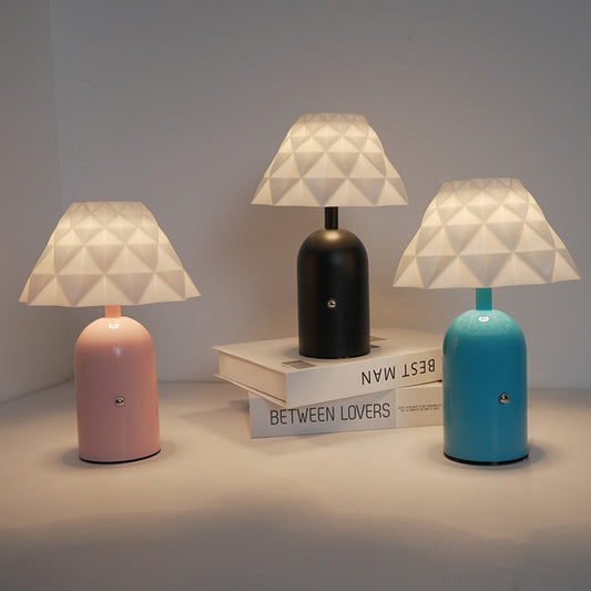 Lumina | Trådløs LED Lampe med Diamantskærm
