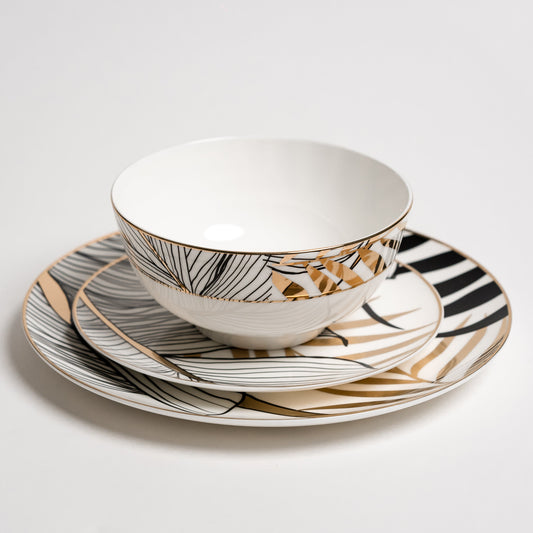 Palmera | Luksus Serviessæt Porcelæn