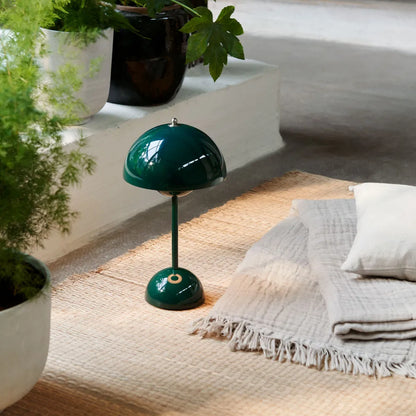 Lumora | Svampelignende Bordlampe Retro Stil