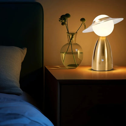 Lumello | LED Bordlampe med Hatformet Skærm