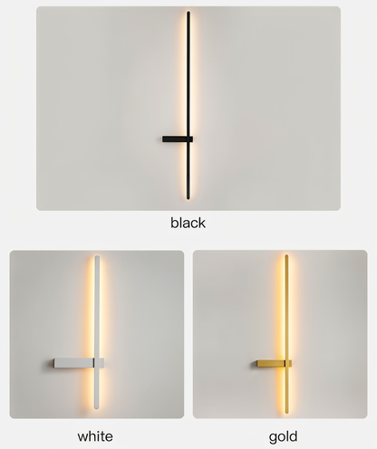 Lunaro | Sort Væglampe med LED