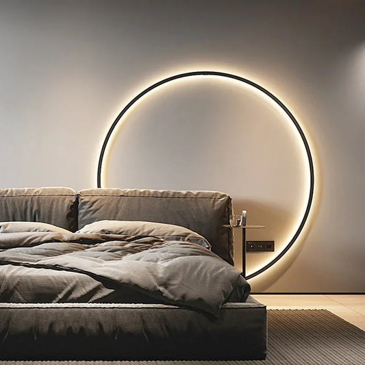 Haloire | LED Væglampe Rund & Minimalistisk