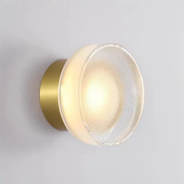 Lucienne | Kompakt Glas Væglampe med LED