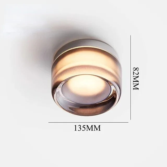 Lucienne | Kompakt Glas Væglampe med LED