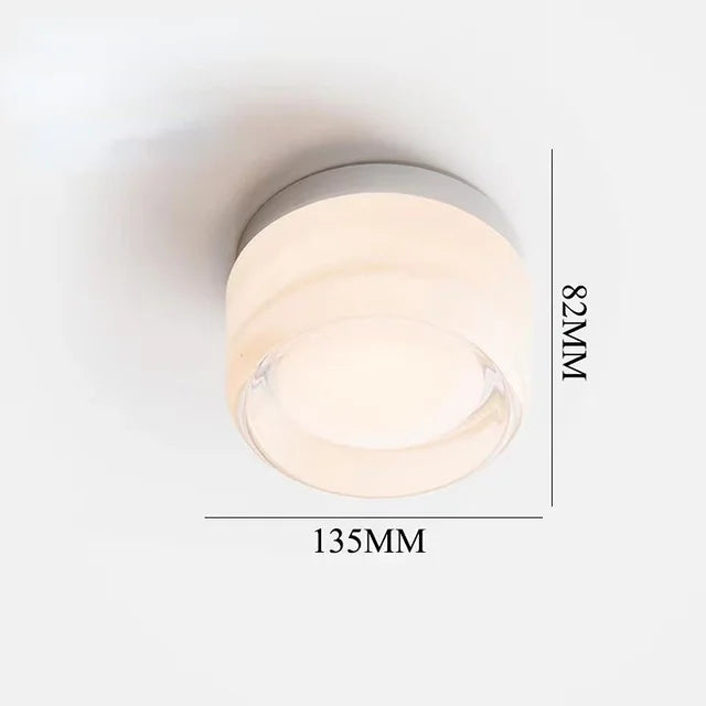 Lucienne | Kompakt Glas Væglampe med LED