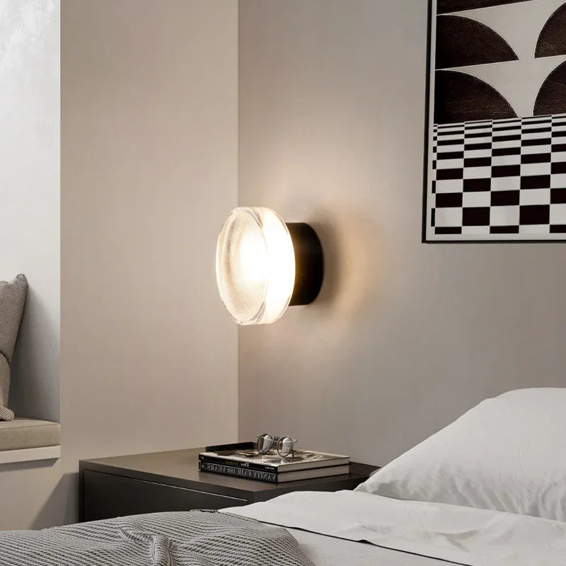Lucienne | Kompakt Glas Væglampe med LED