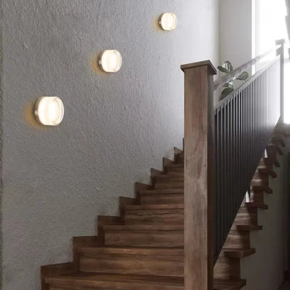 Lucienne | Kompakt Glas Væglampe med LED