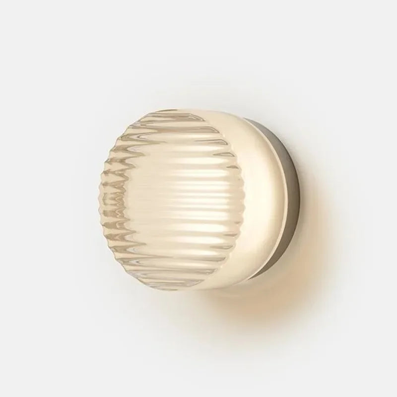 Lucienne | Kompakt Glas Væglampe med LED