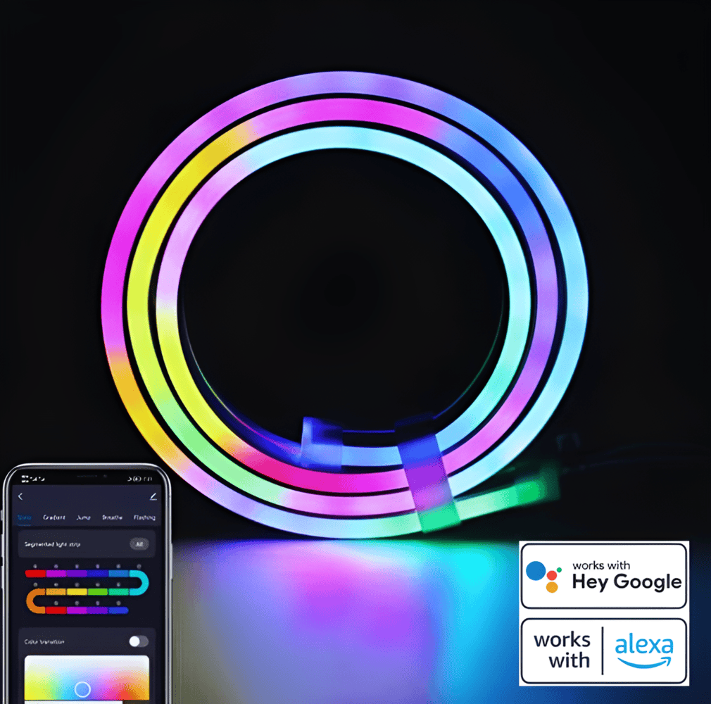 Lynari | Fleksibel RGB LED Neonlys med Smart Styring