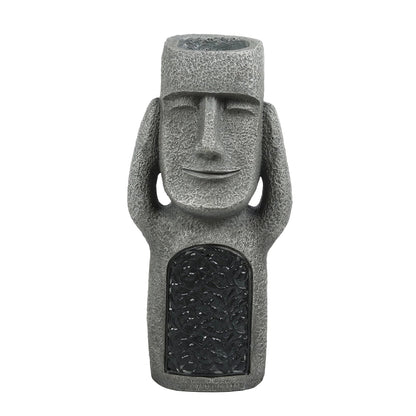 Moanova | Moai Havefigur med LED