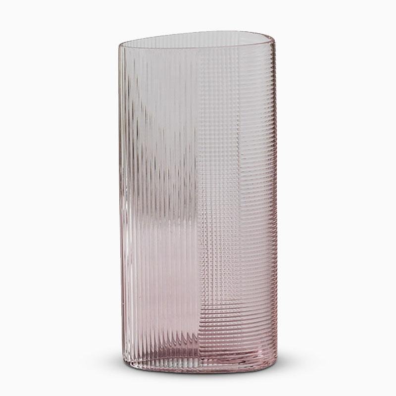 Liora | Geribbelde Glazen Vaas