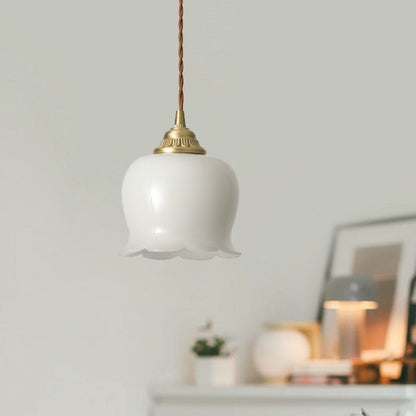 Florielle | Glaspendel Lampe Blomsterform
