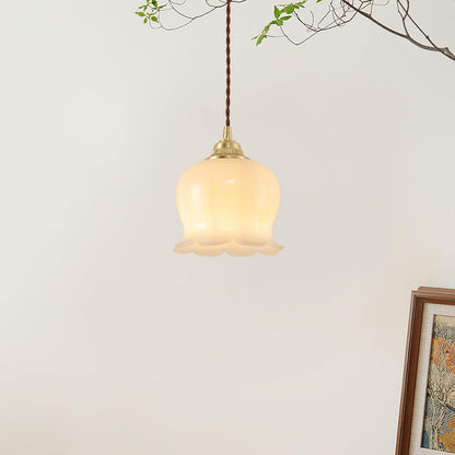 Florielle | Glaspendel Lampe Blomsterform