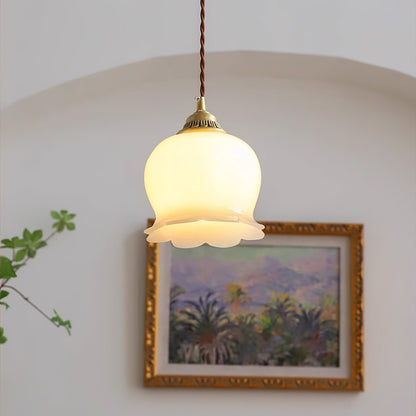 Florielle | Glaspendel Lampe Blomsterform