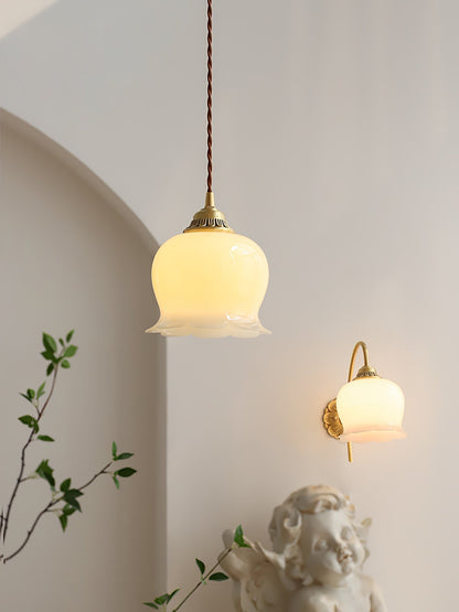 Florielle | Glaspendel Lampe Blomsterform