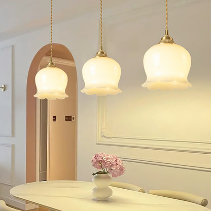 Florielle | Glaspendel Lampe Blomsterform